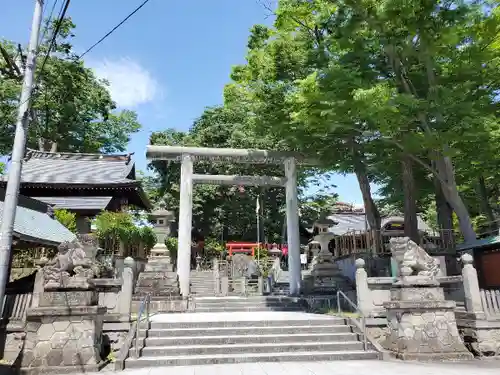 安積國造神社の鳥居