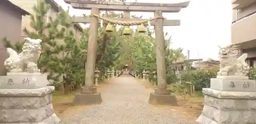 鶴嶺八幡宮の鳥居