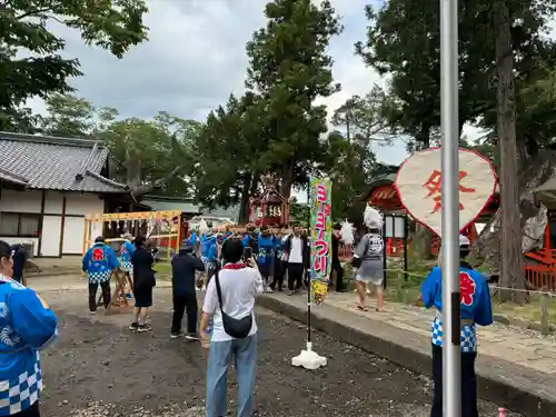 生島足島神社のお祭り