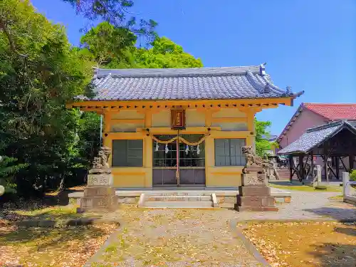 津嶋神社（萩原町西御堂）の本殿・本堂