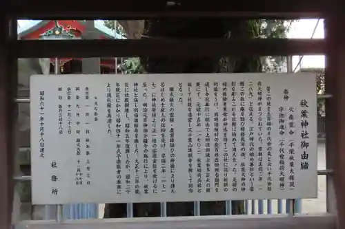 秋葉神社の歴史