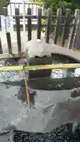白旗神社の手水舎
