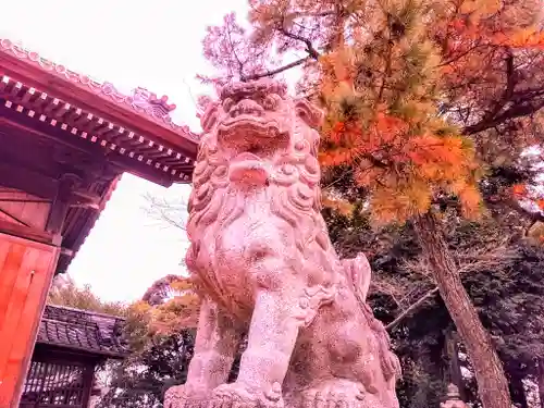 神明社（谷田神明社）の狛犬