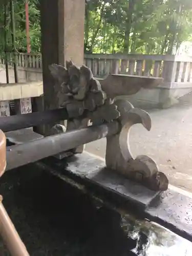 幡ケ谷氷川神社の手水舎