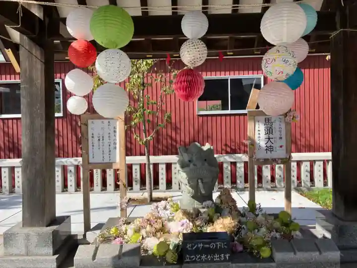 新川皇大神社の手水舎