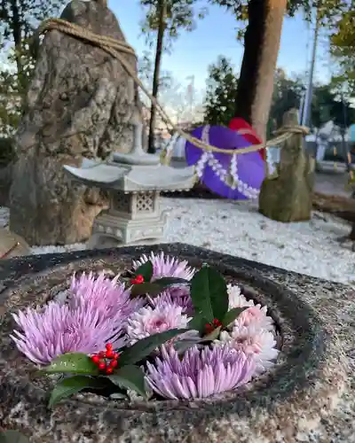 彌都加伎神社の手水舎
