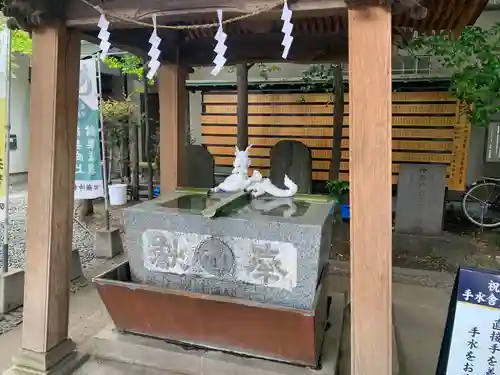 田無神社の手水