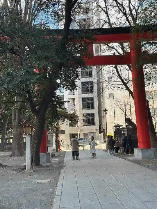 花園神社の鳥居