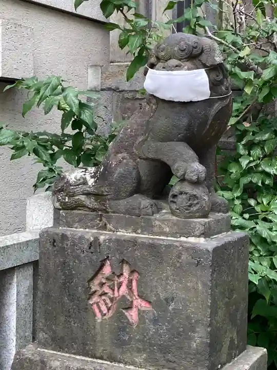 六本木天祖神社の狛犬
