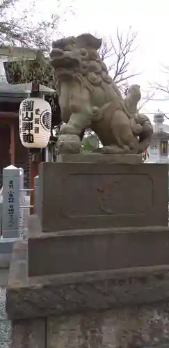 星川杉山神社の狛犬