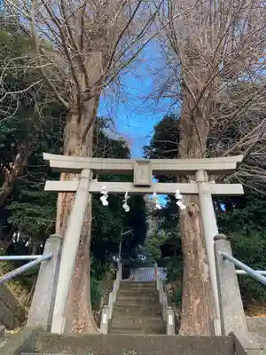 中里神社の鳥居