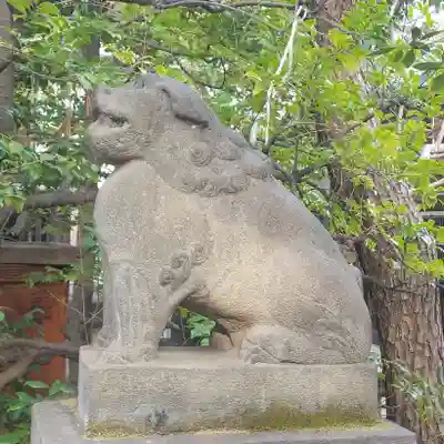 御田八幡神社の狛犬