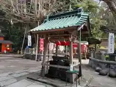 海南神社の手水