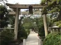 鳩森八幡神社の鳥居
