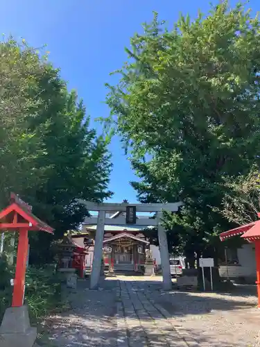 函館厳島神社の鳥居