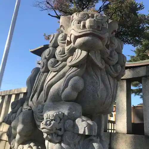 尾久八幡神社の狛犬