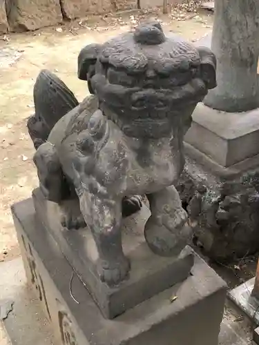 金王八幡宮の狛犬