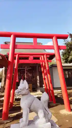 亀田森稲荷神社の鳥居