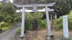 於伊都岐神社の鳥居