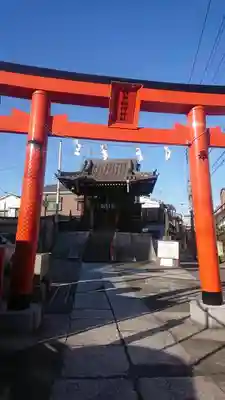 白魚稲荷神社の鳥居