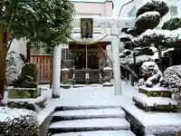 安積雷神社の鳥居