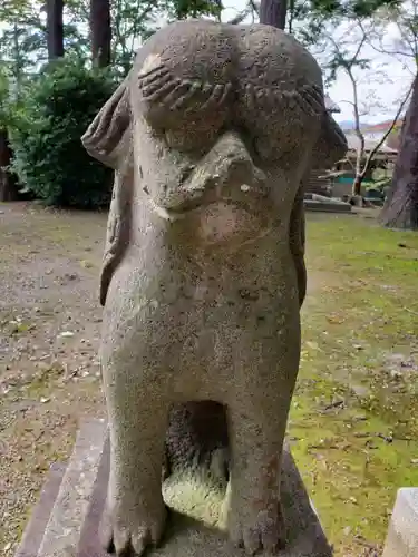 八幡神社の狛犬