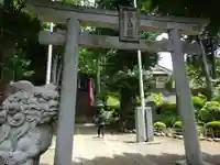 弥生神社の鳥居