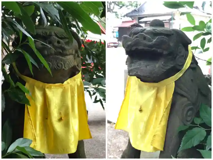 下総国三山 二宮神社の狛犬