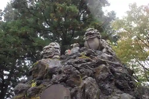 大山阿夫利神社の狛犬