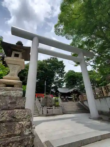 安積國造神社の鳥居