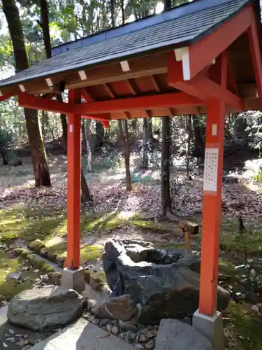 長山稲荷社（橿原神宮末社）の手水舎