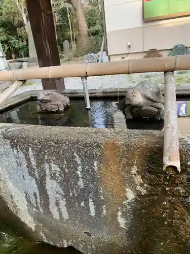 玉敷神社の手水