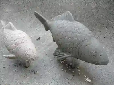 横手神明社の狛犬