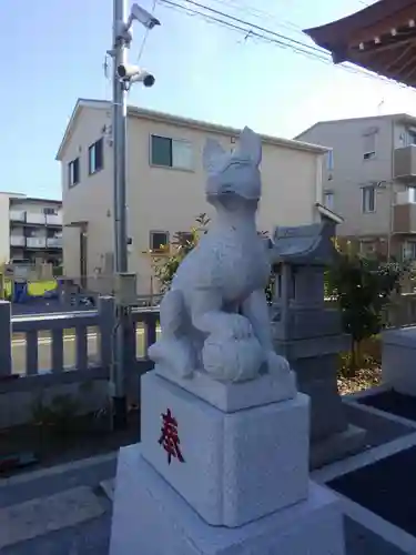 柳野稲荷神社の狛犬