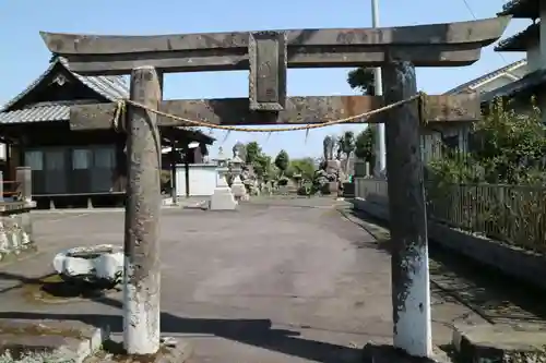 伊叢皇神社の鳥居