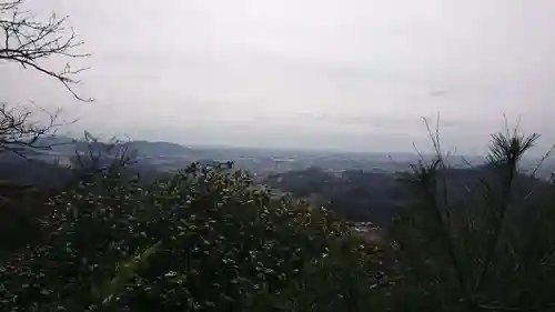 唐澤山神社の景色