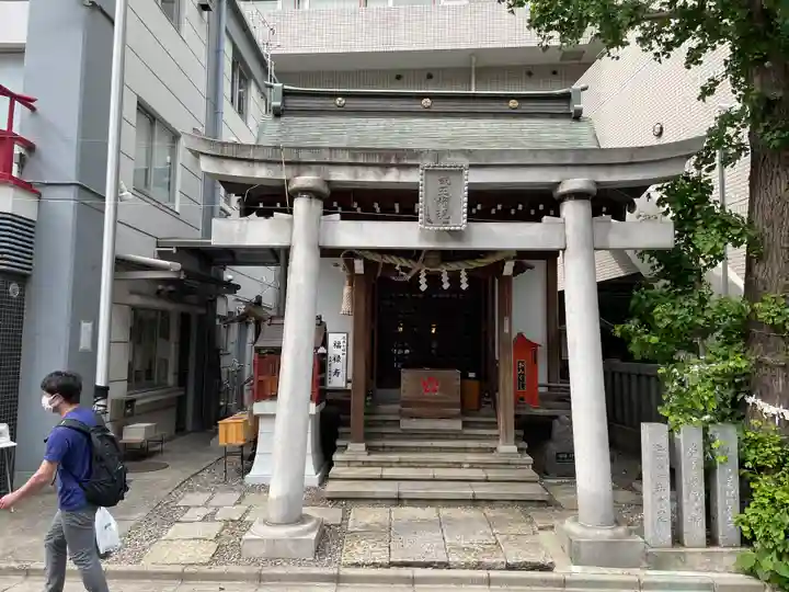 大井蔵王権現神社の鳥居