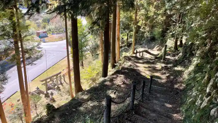白山神社の庭園