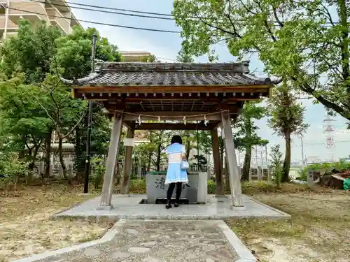 市杵島神社の手水