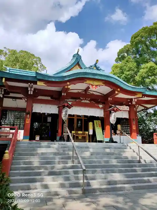多摩川浅間神社の本殿・本堂