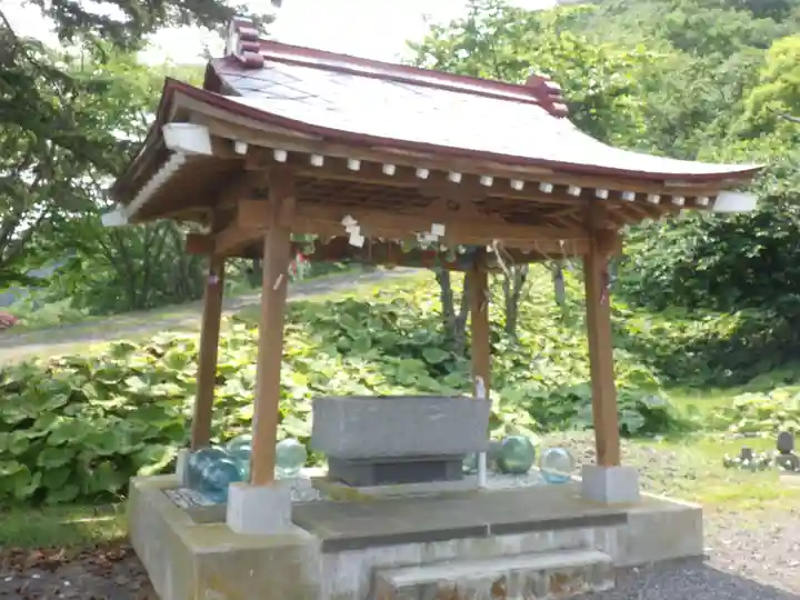 厚岸神社の手水舎