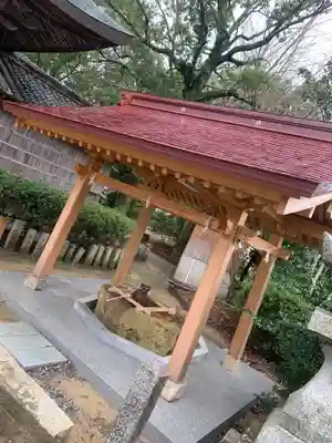 杜屋神社の手水舎