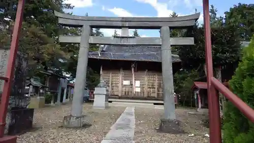 立野天満宮の鳥居