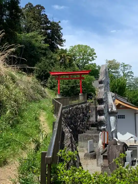 白山神社の景色