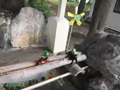 星置神社の手水