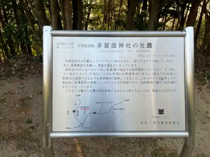 多賀雄神社の{uncategorized: "未分類", other: "その他", undefined: "問題あり", building: "その他建物", grave: "お墓", sacred_gate: "鳥居", guardian: "狛犬", statue: "像", buddha: "仏像", history: "歴史", nature: "自然", garden: "庭園", animal: "動物", pagoda: "塔", temizu: "手水舎", mountain_gate: "山門・神門", sanctuary: "本殿・本堂", subordinate: "末社・摂社", art: "芸術", scenery: "景色", jizo: "地蔵", ema: "絵馬", goshuin: "御朱印", omikuji: "おみくじ", items: "授与品その他", amulet: "お守り", goshuincho: "御朱印帳", eats: "食事", festival: "お祭り", votive_dance: "神楽", shichigosan: "七五三参", wedding: "結婚式", experience: "体験その他", initially: "初詣", around: "周辺", anti_infection: "感染症対策"}