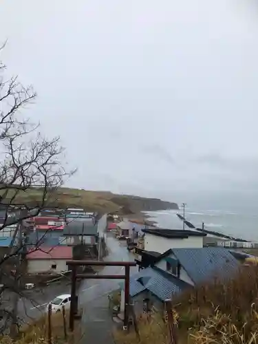 厚田八幡神社の景色