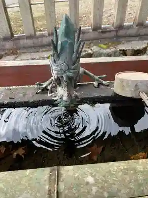 田口水分神社の手水舎