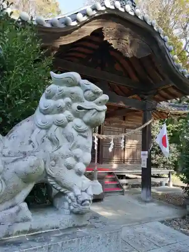 網戸神社の狛犬