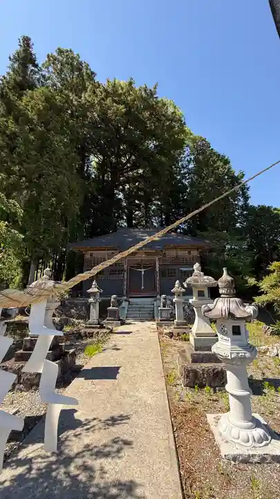 冠嶺神社(上栃窪)(福島県)